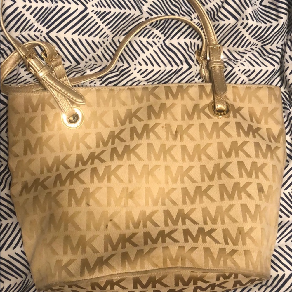 MK gold purse